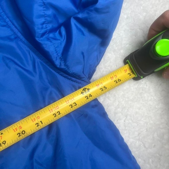 The north face men's blue full zip puffer jacket warm outdoors xl - Picture 5 of 7